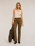 Soft pleated top with border image number 3