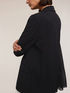 Blazer à double boutonnage avec plissé dans le dos image number 4