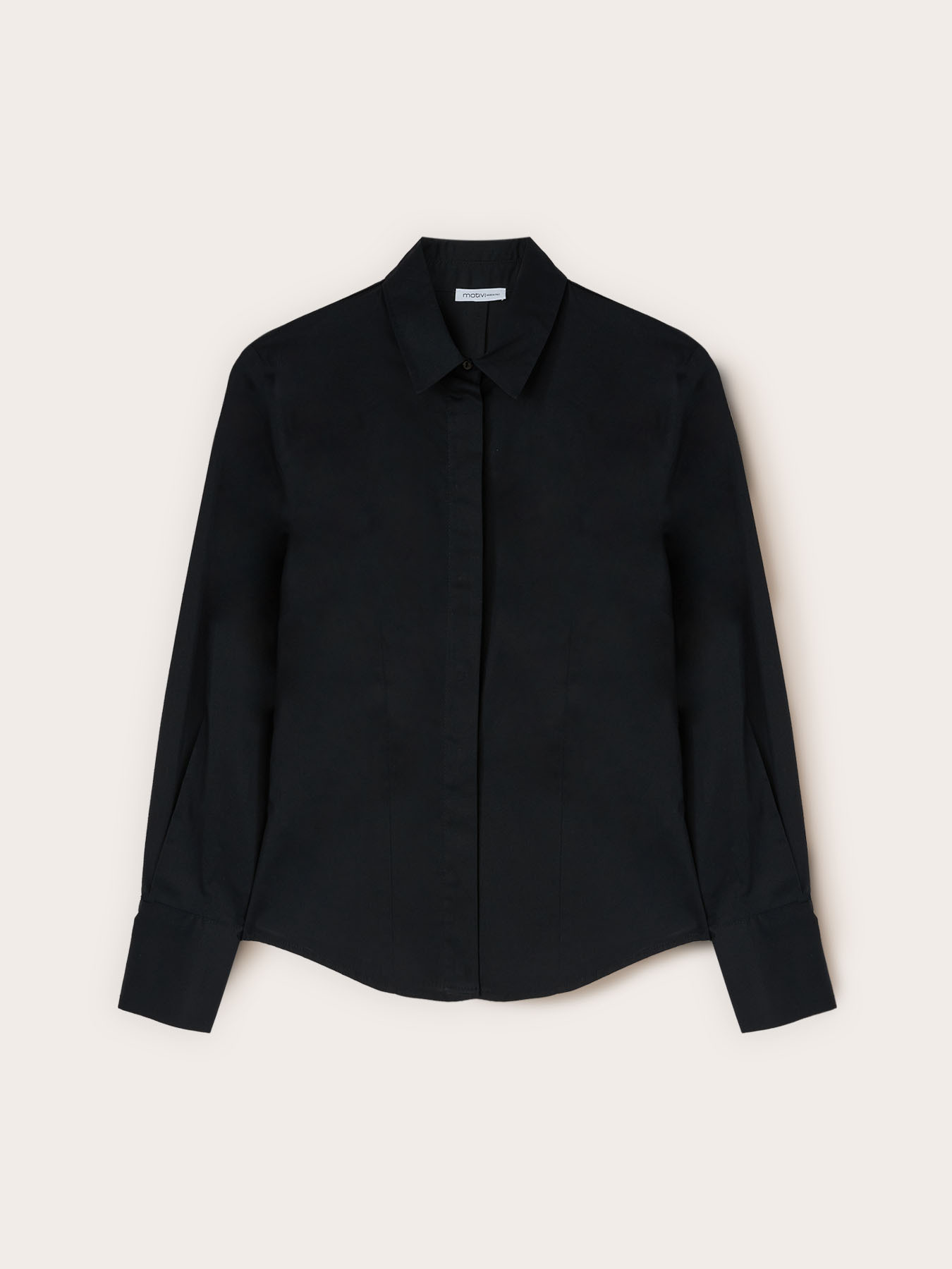 Cotton poplin shirt image number 3