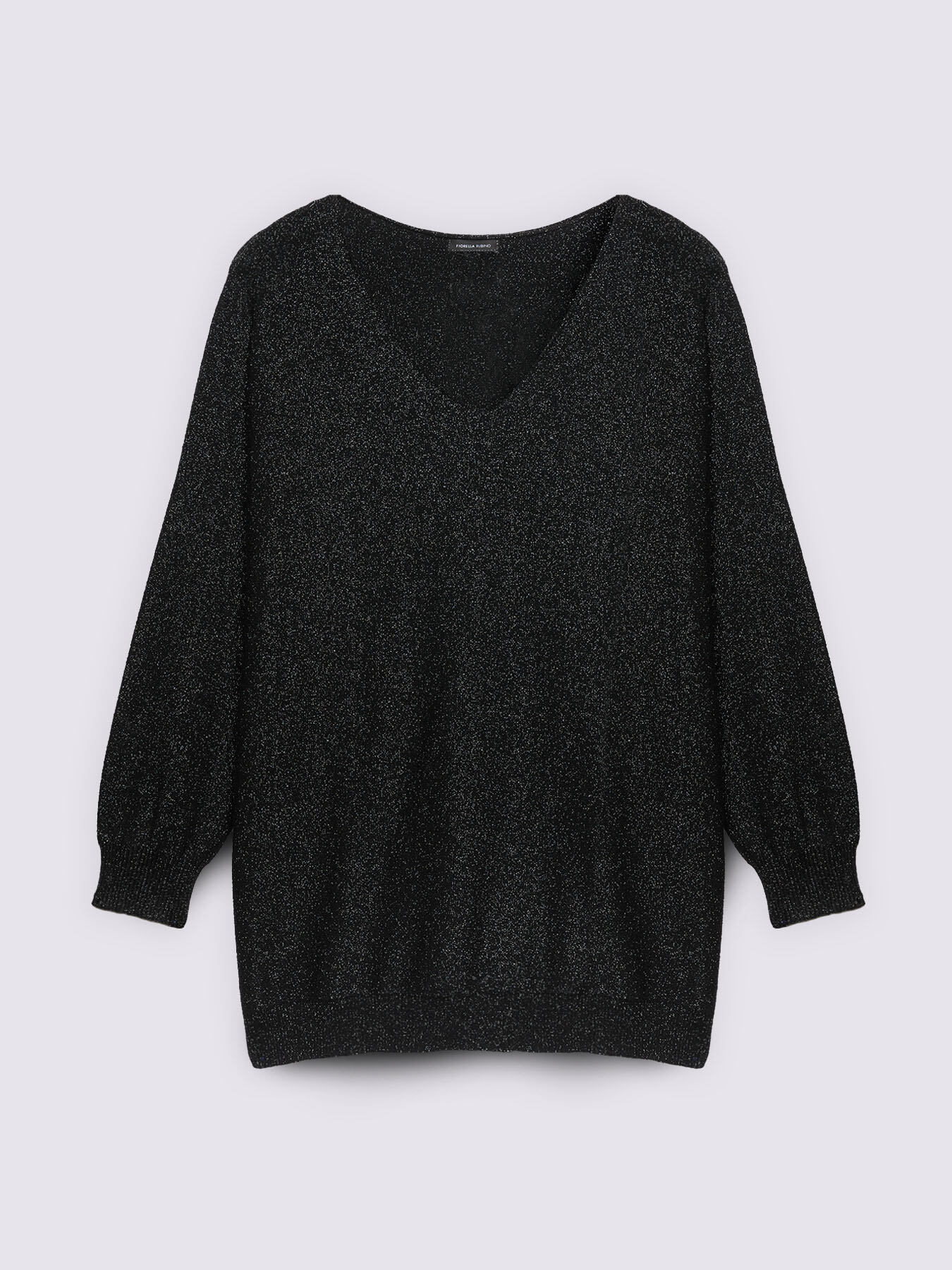 Maillot col en V en tissu lamin&eacute; image number 4