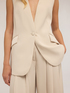 Gilet monopetto in enver satin image number 2