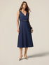 Poplin dress with jewel patch image number 3