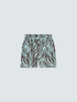 Zebra-print jersey shorts image number 4