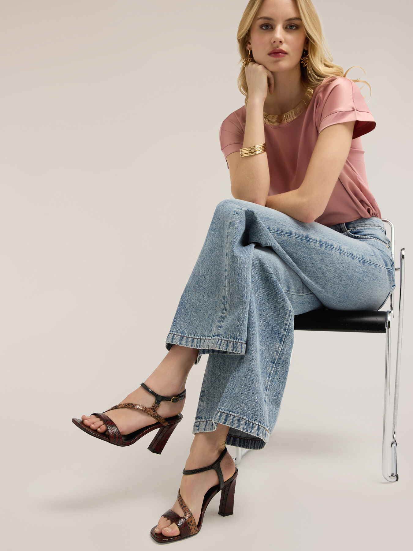 Sandali con fasce intrecciate image number 0