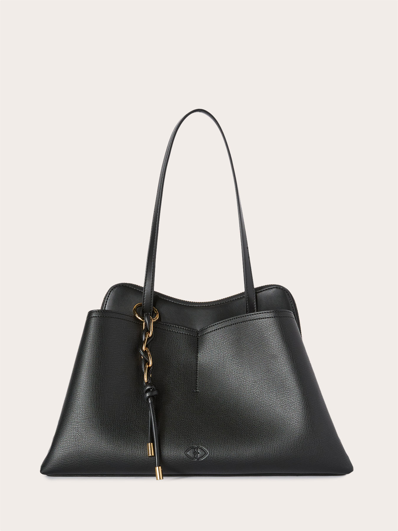 Coated fabric tote bag image number 1