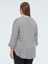 Gepunktete Bluse aus Viskose-Satin image number 1