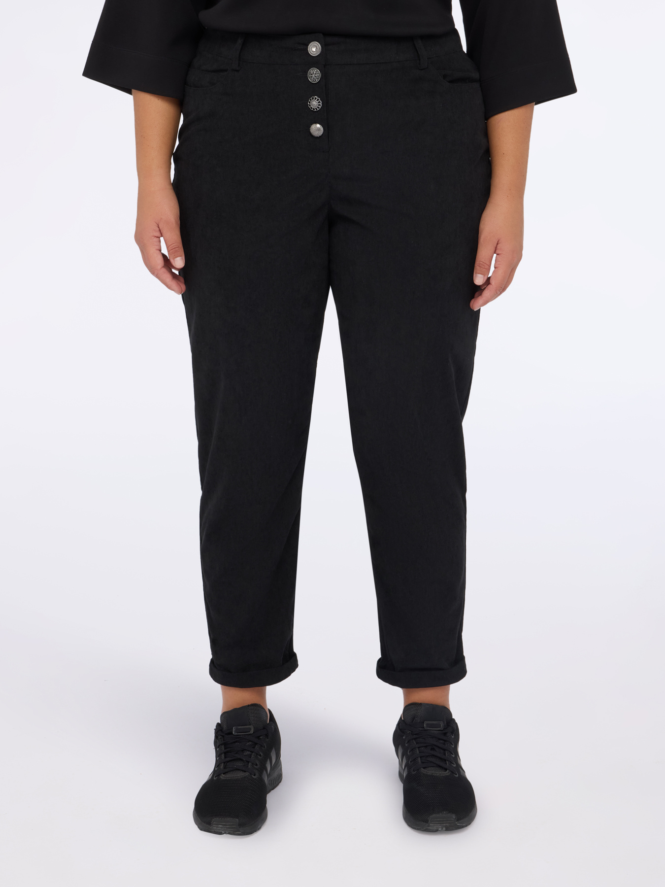 Pantaloni Barrel in velluto a coste image number 2