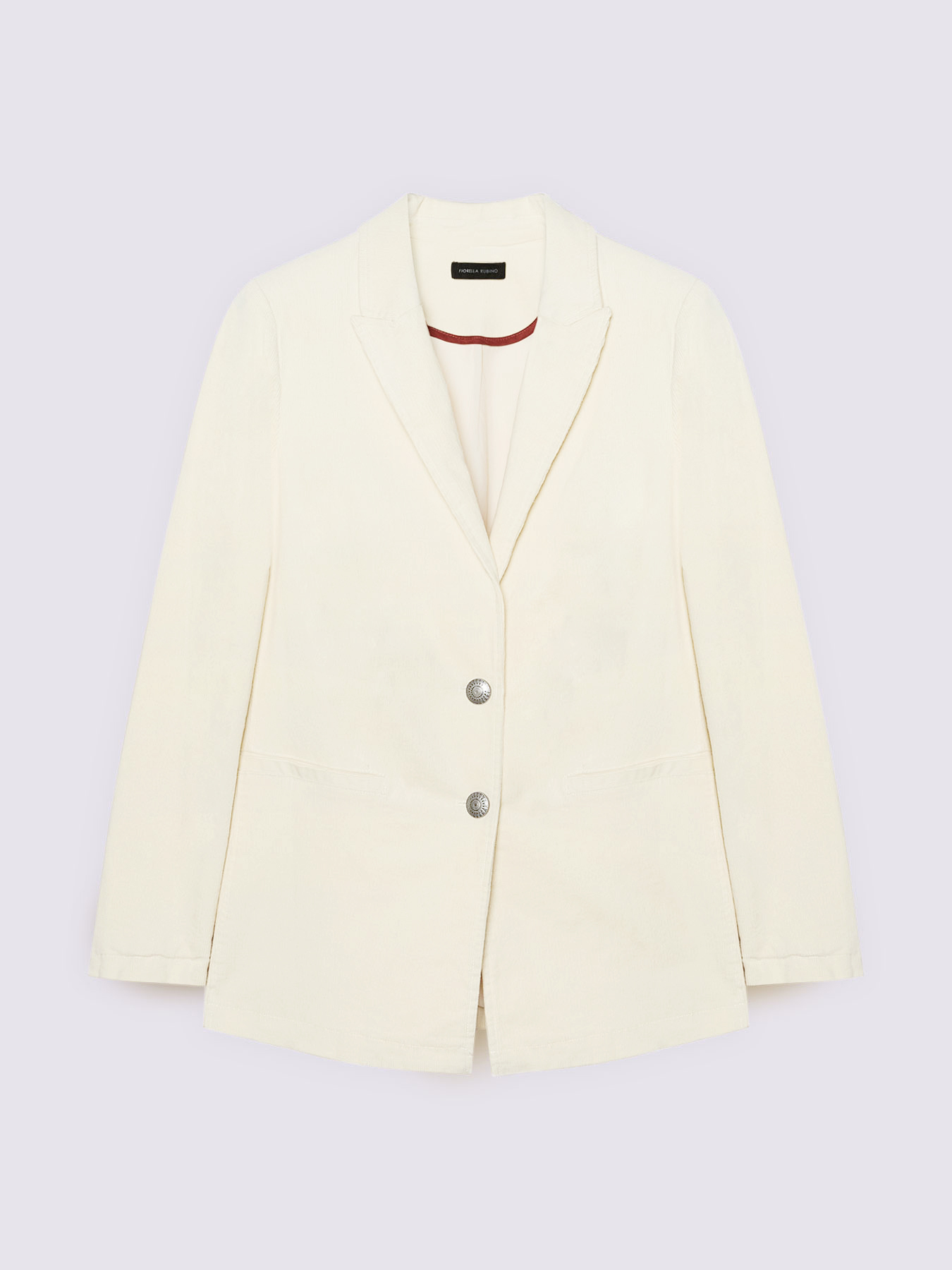 Corduroy cotton blend blazer image number 4