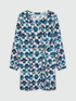 Robe courte imprimée avec ceinture image number 4