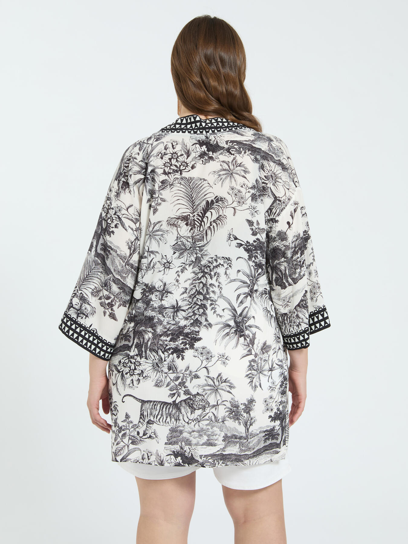 Offener Kaftan aus Viskose image number 2