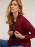 Cardigan lung cu curea image number 3