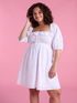 Kurzes Kleid aus St. Galler Spitze image number 3