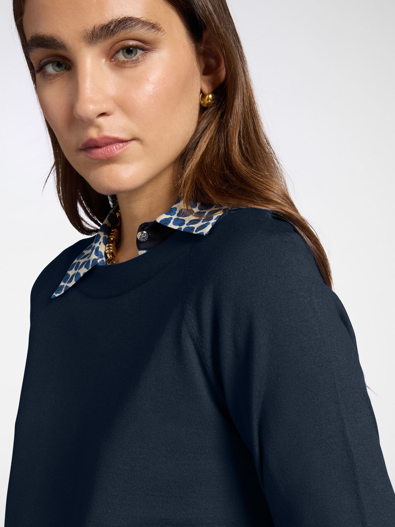 Basic-Pullover mit U-Boot-Ausschnitt image number 3