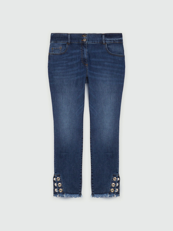 Jeggings mit Ösen unten