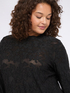 Spitzen-T-Shirt mit Blumenmuster image number 3