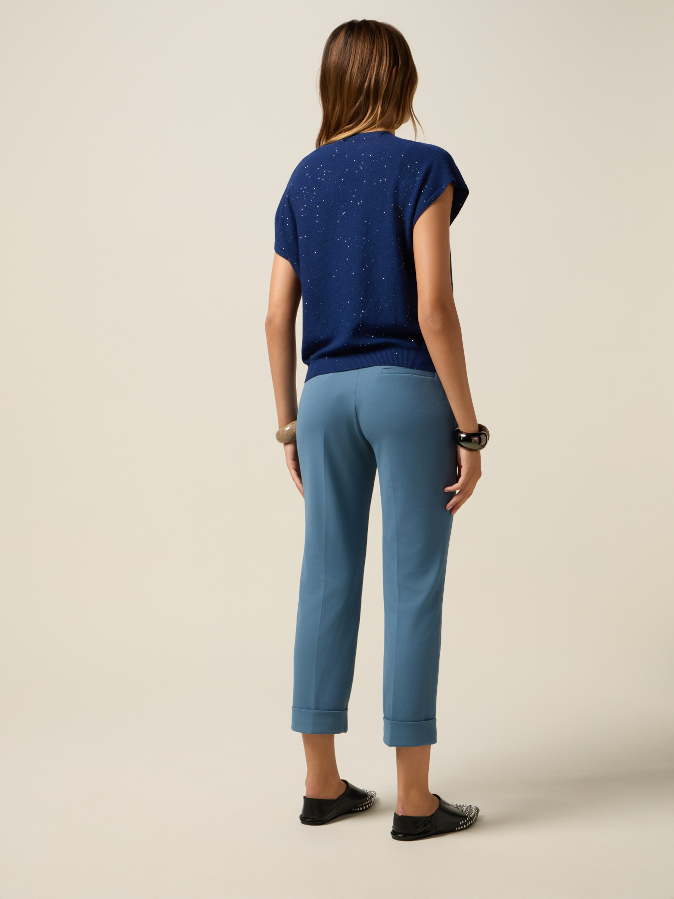 Cardigan court à paillettes image number 1