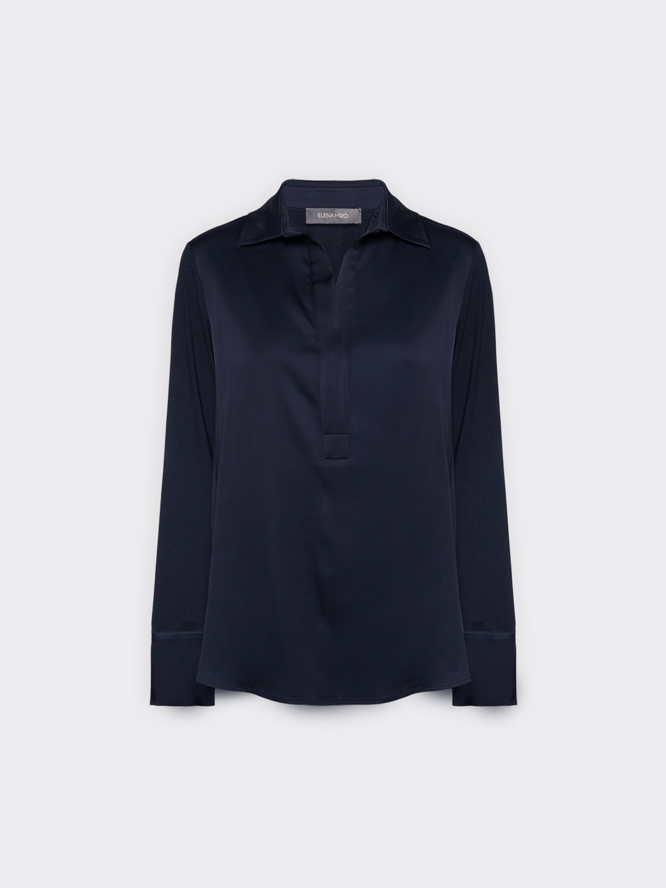 Camisa polo em dois tecidos image number 4