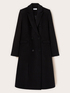 Manteau croisé en drap de laine mélangée image number 4