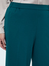 Pantaloni Wide Leg in tessuto stretch image number 3