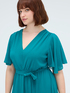 DREAM Kleid aus Georgette mit V-Ausschnitt image number 3