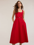 Robe mi-longue en popeline image number 3