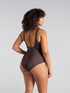 Costume intero tummy control arricciato image number 2