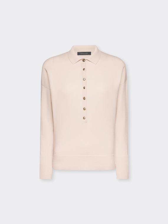 Maglia con colletto e bottoni