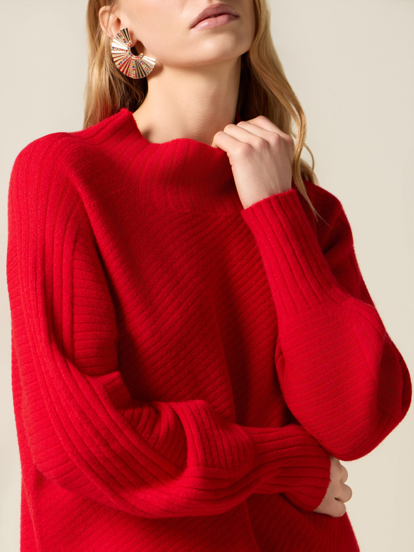 Oversize-Rollkragenpullover image number 2