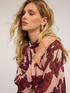 Floral dress in crepe image number 2