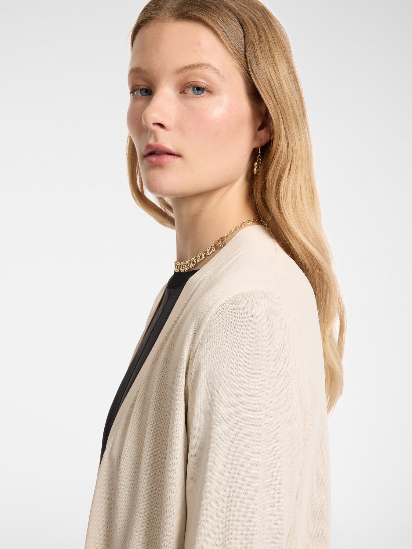 Cardigan long ouvert devant image number 3
