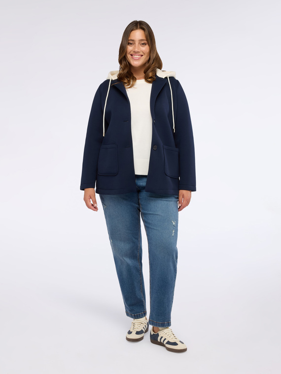 Balloon-Jeans mit kleinen Rissen