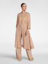 Long shirt in printed organza image number 0