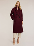 Double-breasted coat in wool blend drap image number 2