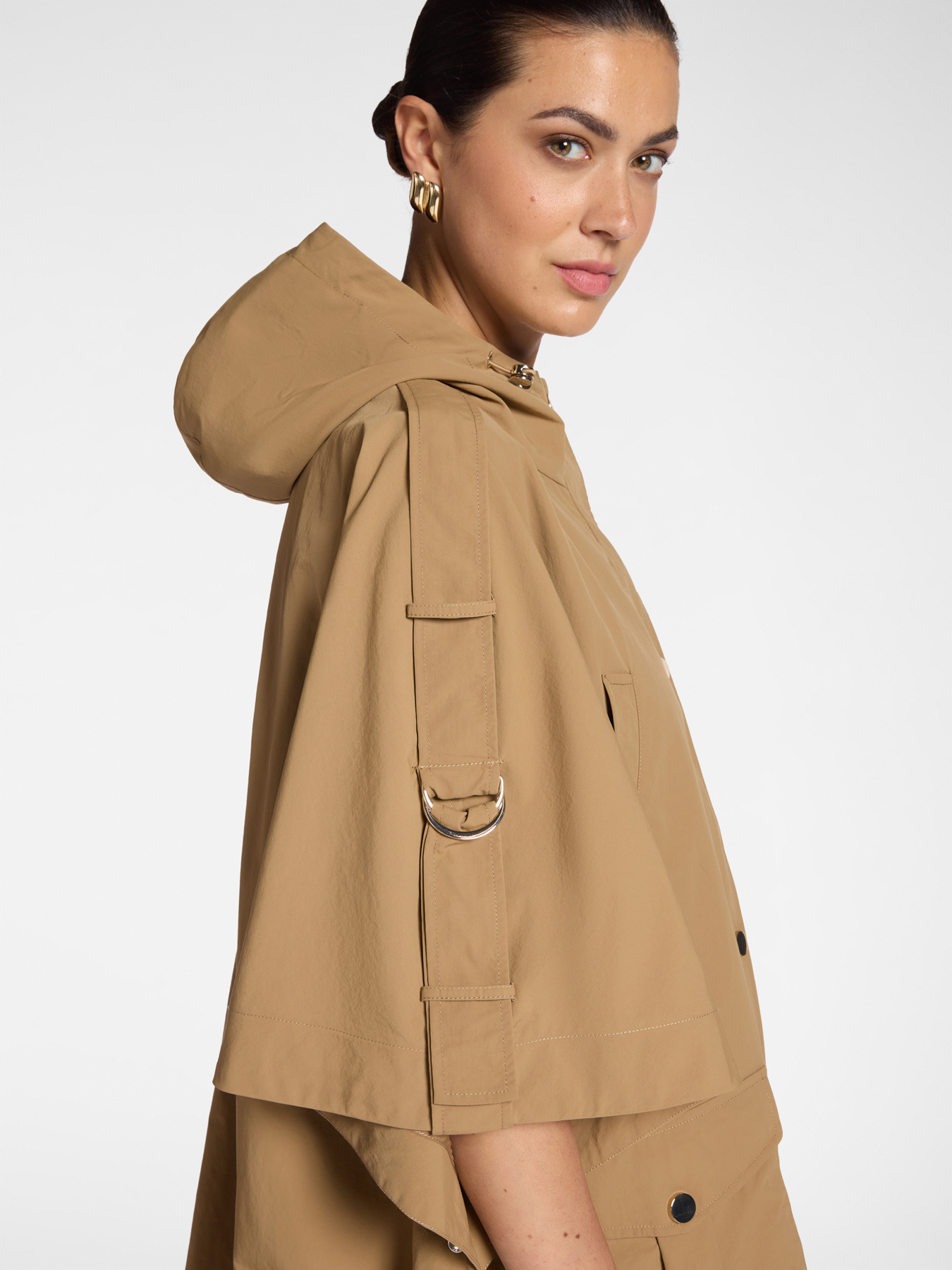 Oversized parka with hood image number 3