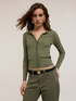 Cardigan en maille fine lurex image number 2