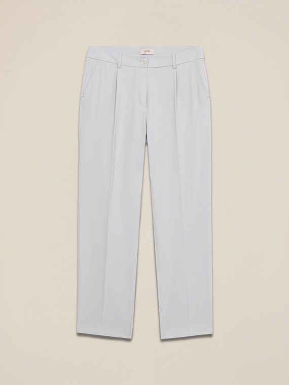 Pantaloni din țesătură fluidă