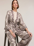 Kimono din satin cu imprimeu image number 0