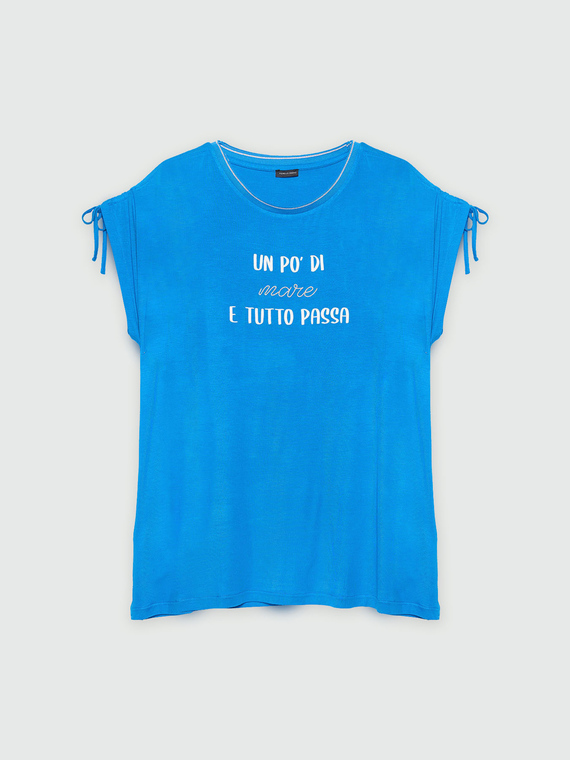 Camiseta bordada en viscosa LENZING™ ECOVERO™