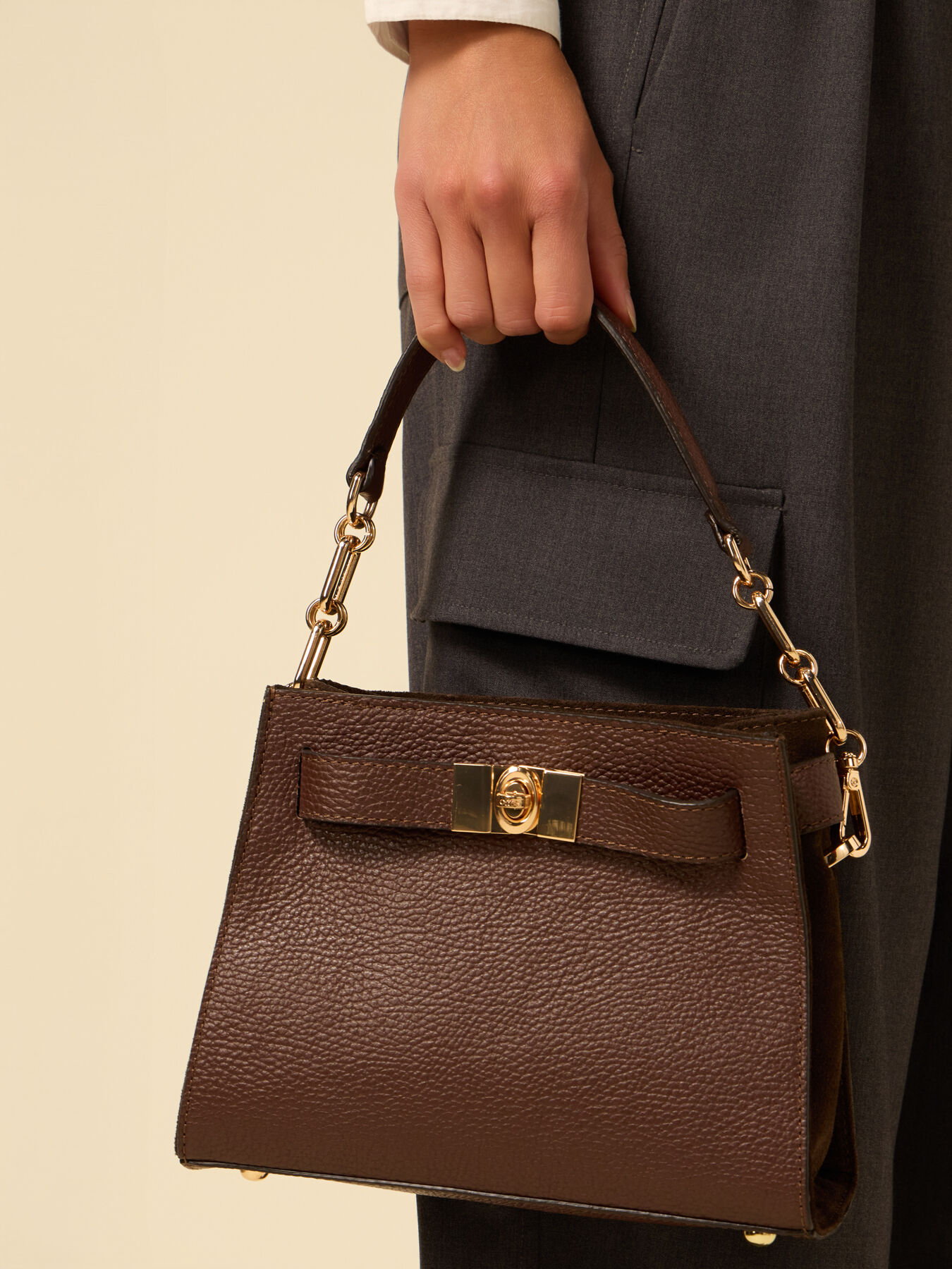 Ophelia genuine leather shoulder bag image number 0