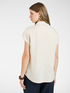 Short-sleeve linen blouse image number 1