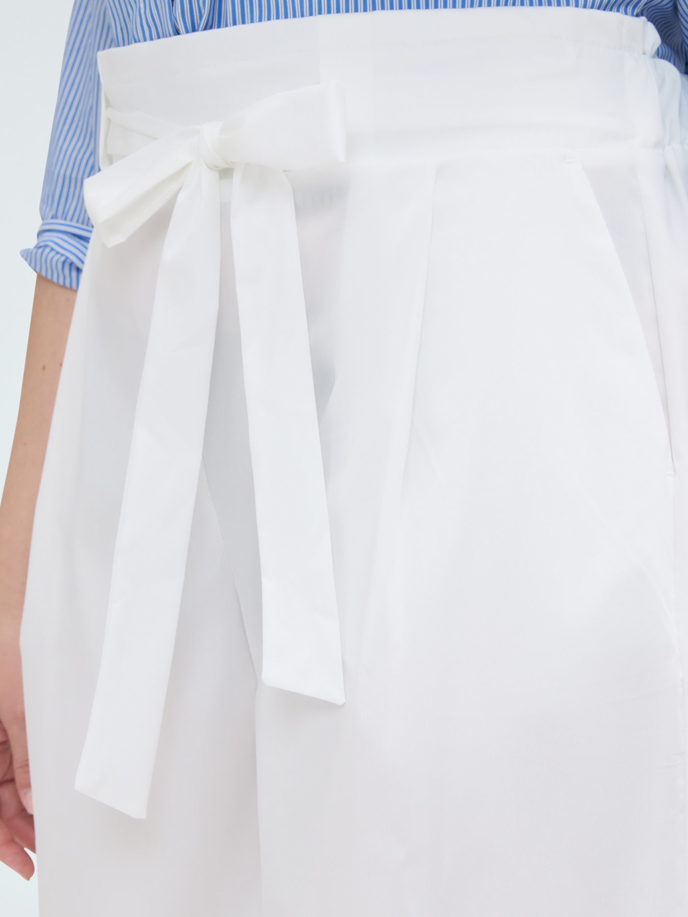 Jupe-culotte en popeline de coton image number 3