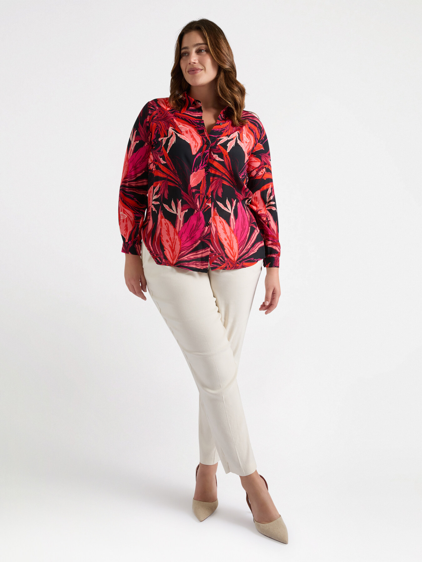 Camicia dalla stampa foliage image number 0