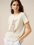 Cotton T-shirt with appliqués image number 2