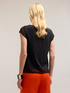 Jersey t-shirt with georgette inserts image number 1