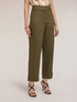 Mixed linen trousers image number 0