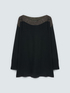 Sweater with boat neckline and lurex details image number 4
