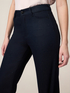 Pantaloni regular in denim con micro cristalli image number 2