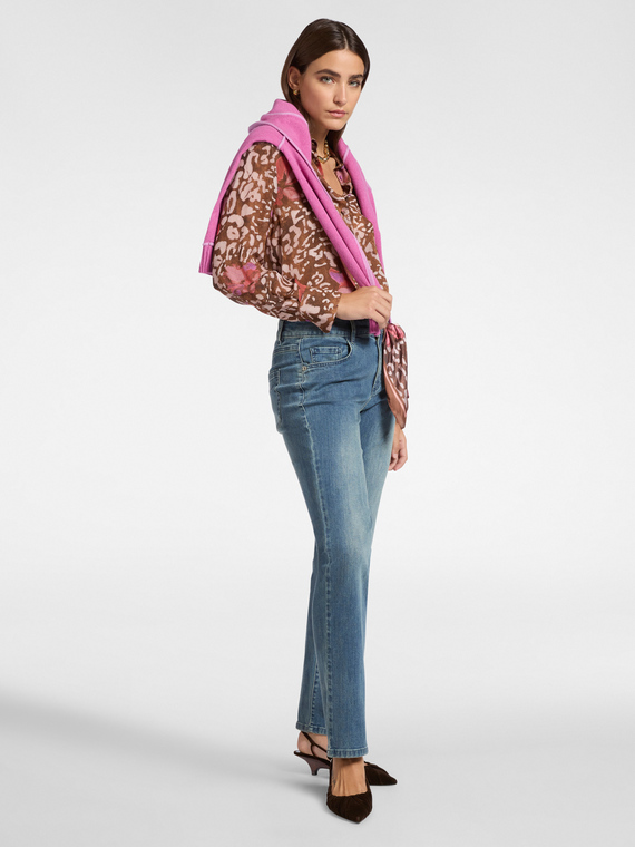 Regular 5-pocket jeans, "Rose"