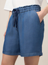 Short in tencel con coulisse image number 2