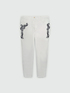 Skinny-Hose mit Stickerei image number 5
